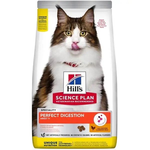 Hills Science Plan Feline Perfect Digestion Dry 7 kg Poslední Šance