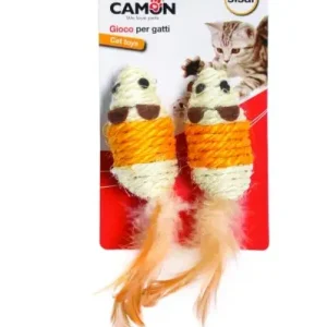 Camon MYŠKA SISAL S OCÁSKEM 7cm 2 ks Pouze Dnes