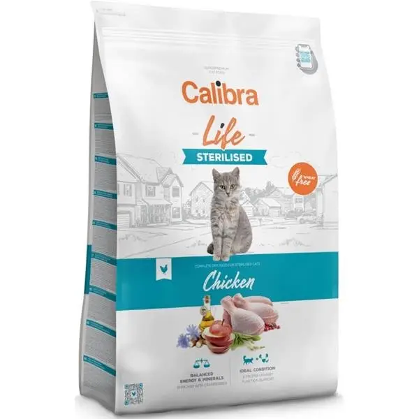 Calibra Cat Life Sterilised Chicken 1,5kg Expresní Doručení