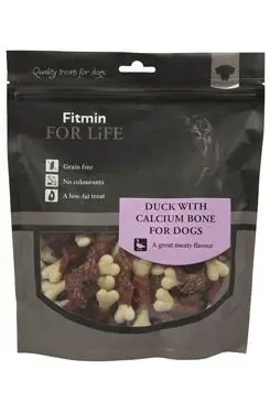 Pochoutka FFL dog treat duck with calcium bone 400g Nejlepší Cena