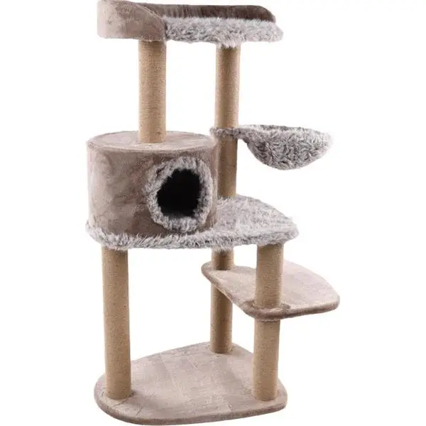 Víkendová Akce Škrabadlo Oliver Flamingo 87x68,5x120,5cm taupe