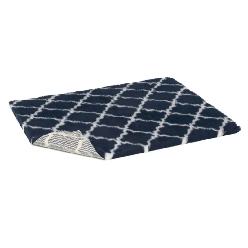 Vetbed protiskluz / Drybed modrý mřížka 75 x 50 cm, vlas 30 mm Jen Po Omezenou Doba