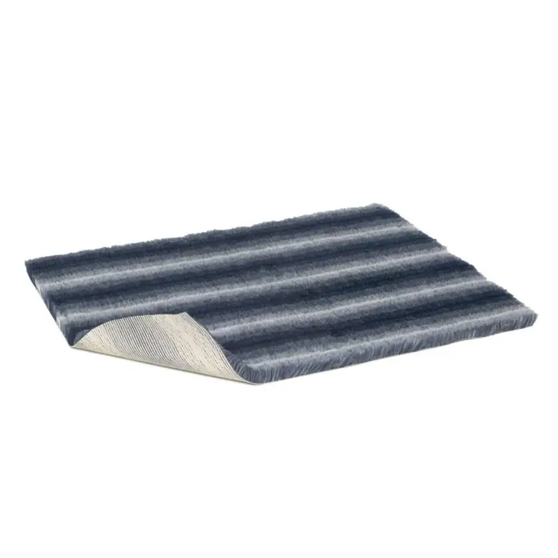 Aktuální Vetbed protiskluz / Drybed modrý pruhy 100 x 75 cm, vlas 30 mm