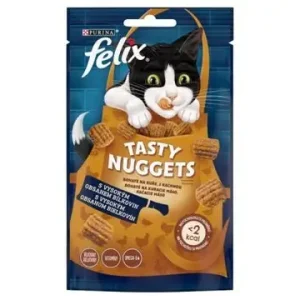 FELIX Tasty Nuggets 50g Bohaté na kuře a kachnu Autentický