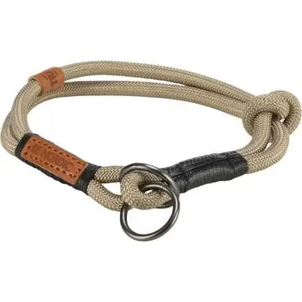 BE NORDIC polostahovací obojek, písková/černá XS-S: 30 cm/ ø 6 mm Top Prodej