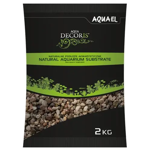 AQUAEL PŘÍRODNÍ VÍCEBAREVNÝ ŠTĚRK 3 - 5 MM 10KG Vysoce Kvalitní