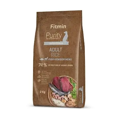 Fitmin dog Purity Rice Adult Fish&Venison - 2 kg Nejlepší Cena