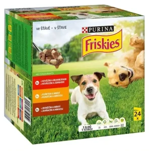 FRISKIES ADULT multipack 12x85g hovězí/kuře/jehněčí ve šťávě Objednat Nyní