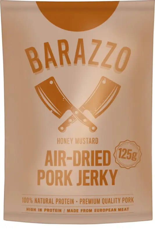 Autentický Barazzo Jerky Pork Honey Mustard 125g