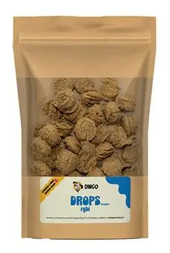 Akční Nabídka DINGO drops rybí bezlepkové 250g