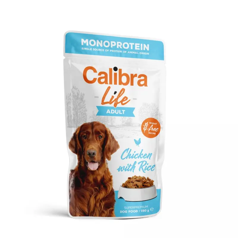 Finální Výprodej Calibra Dog Life kapsa Adult Chicken 150g