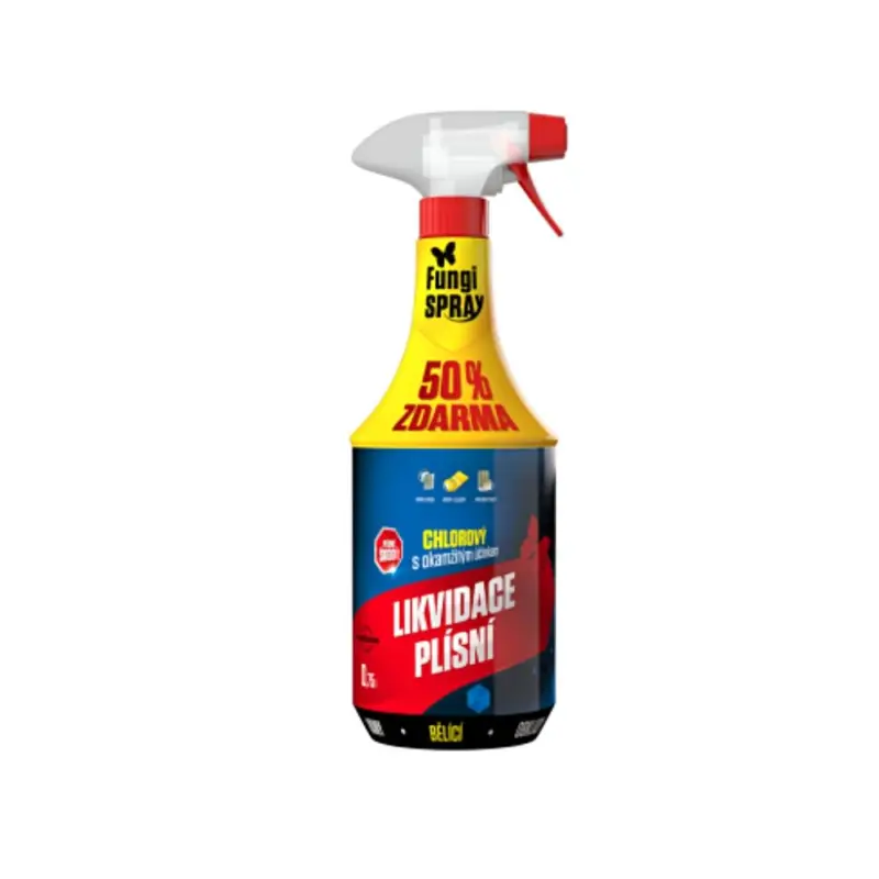 Vysoce Kvalitní Fungi Spray chlorový ORIGINAL 0,75 l (0,5 l + 50 % ZDARMA)