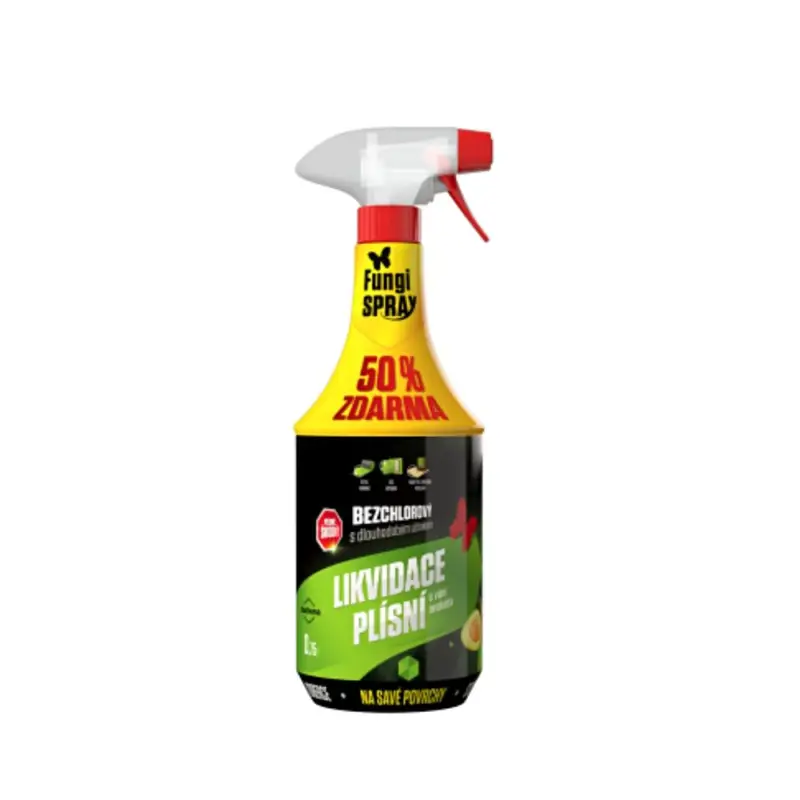 Fungi Spray bezchlorový s vůní Avokádo 0,75 l (0,5 l + 50 % ZDARMA) Super Cena