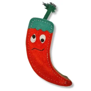 Víkendová Akce PafDog Red hot chilli paprička z kůže a juty 22cm