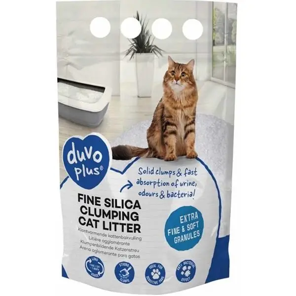 Originální Podestýlka Cat silikagel jemný hrudkující Duvo+ 5l