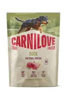 Cenově Výhodný CARNILOVE TRUE FRESH Dog Dry Duck for Adult Small Breeds 1,5 kg