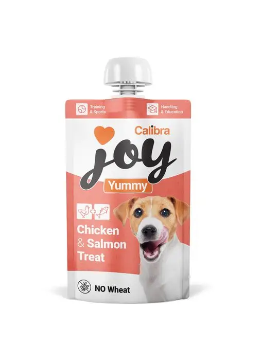 Poslední Šance Calibra Joy Dog Yummy Chicken & Salmon Treat 100 g