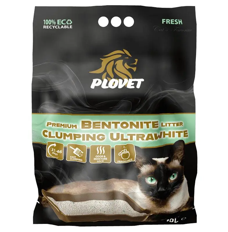 Podestýlka Plovet Premium White Bentonite Fresh 10l Cenově Výhodný