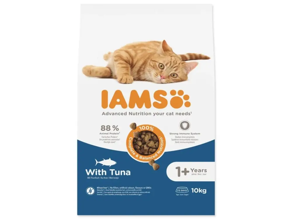 Pouze Dnes Krmivo IAMS Cat Adult Tuna 10kg