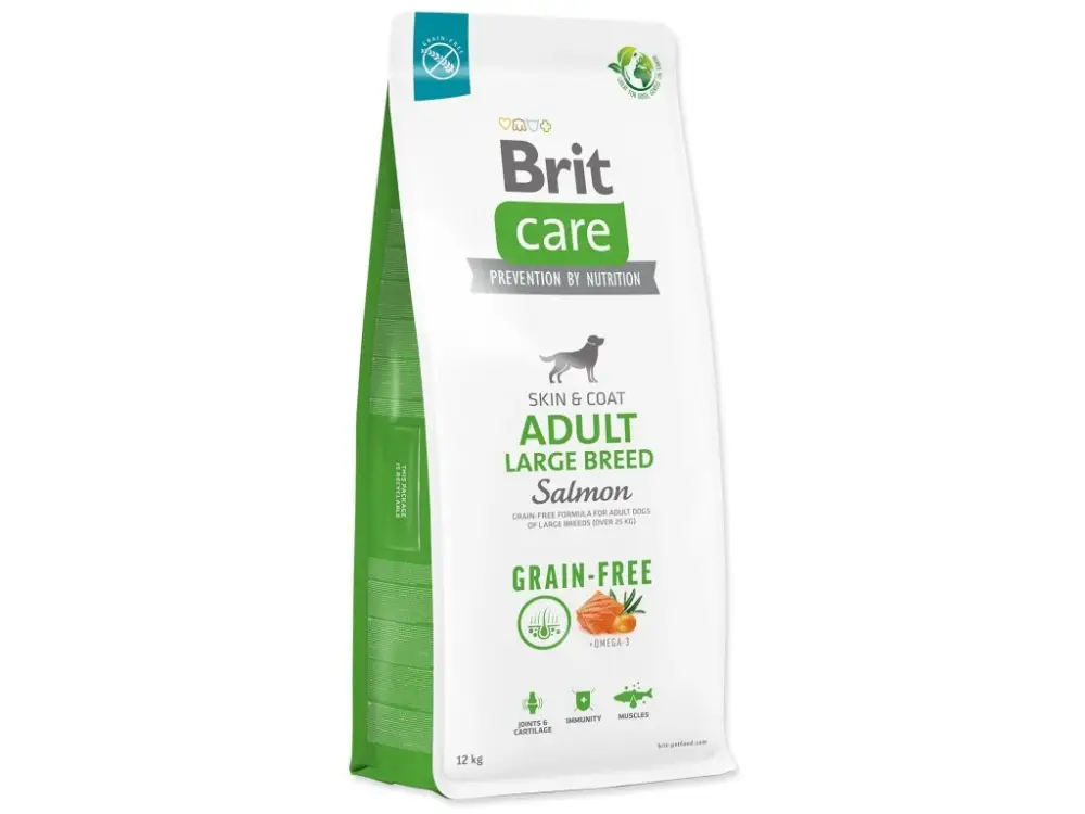 Oblíbený Krmivo Brit Care Dog Grain-free Adult Large Breed Salmon 12kg