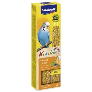 Přímo Od Výrobce Tyčinky Vitakraft Kracker andulka, s medem a sezamem 2ks