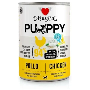 Rychlé Dodání Disugual Dog Single Protein Puppy Kuřecí konzerva 400g