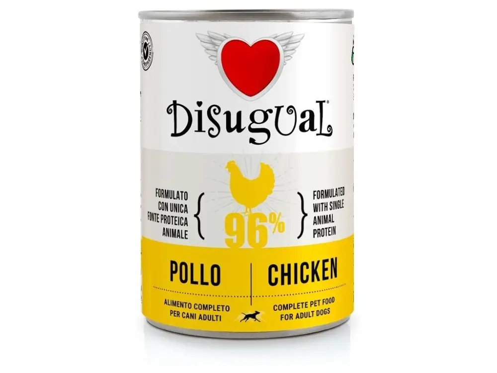 Levný Disugual Dog Single Protein Kuře konzerva 400g