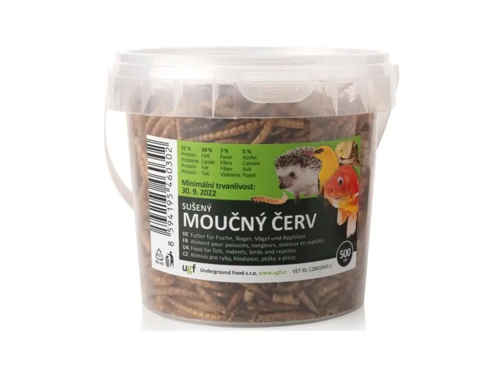 Moučný červ sušený UGF 500ml Ověřený