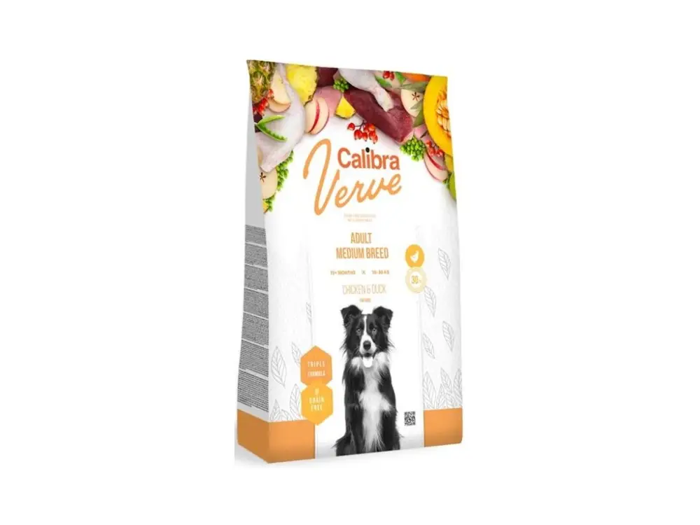 Calibra Dog Verve GF Adult Medium Chicken & Duck 12 kg Víkendová Akce