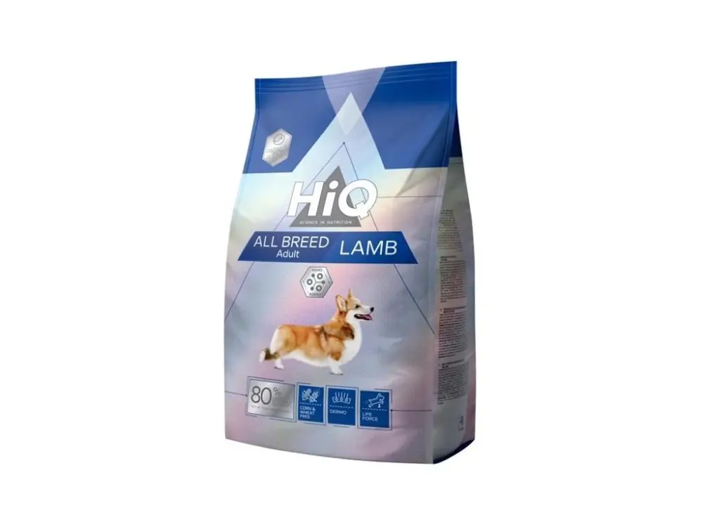 HiQ Dog Dry Adult Lamb 2,8 kg Tovární Cena