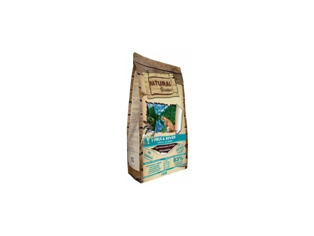 Natural Greatness Field,River Cat Recipe /losos,jehně/ 2 kg Autentický