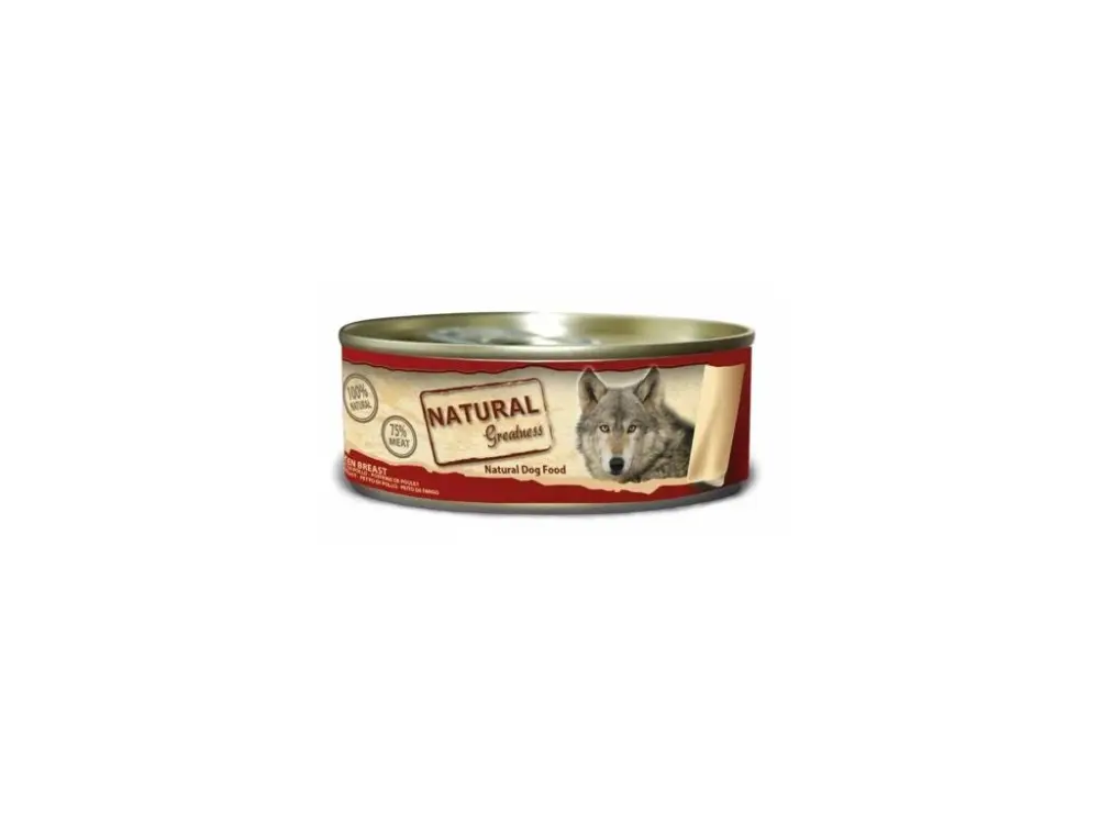 Natural Greatness kuřecí prsa, konzerva pro psy 156 g Nakupujte Hned