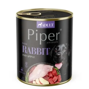 Koupit Online NEW PIPER s králíkem a jablkem, konzerva pro psy 800 g