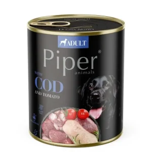 NEW PIPER s treskou a rajčaty, konzerva pro psy 800 g Nejlepší Volba