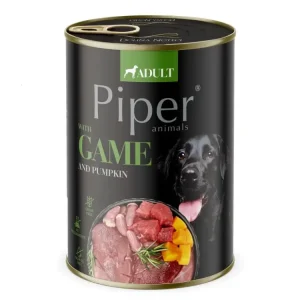 NEW PIPER se zvěřinou a dýní, konzerva pro psy 400 g Vysoce Kvalitní