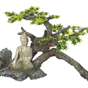 Nobby akvarijní dekorace Buddha s rostlinou 32,5x16,5x21cm Nakupujte Hned
