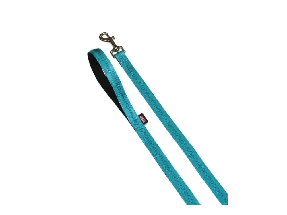 Víkendová Akce Nobby SOFT GRIP vodítko nylon 120cm / 20mm tyrkysová