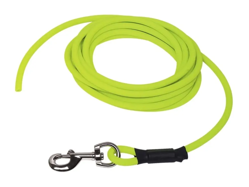Koupit Online Nobby COVER kulaté stopovací vodítko bez smyčky pvc žlutá neon M-L 5m