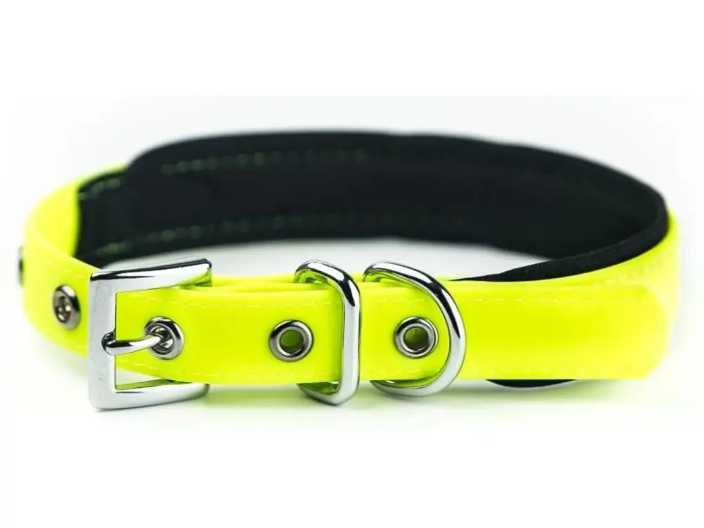 Hit Sezóny Nobby COVER obojek pvc žlutý S/M 35-45cm
