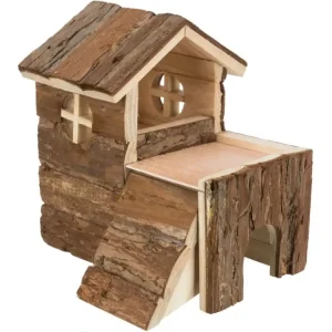 Dřevěný domek BJORK pro křečky, 2 místnosti 15 x 15 x 16 cm Kup Teď