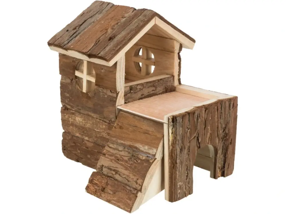 Dřevěný domek BJORK pro křečky, 2 místnosti 15 x 15 x 16 cm Kup Teď