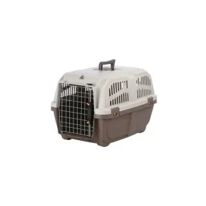 Transportní přepravka SKUDO 3, S, 40x39x60cm tmavě šedá/písková (max. 24kg) Výhodná Nabídka