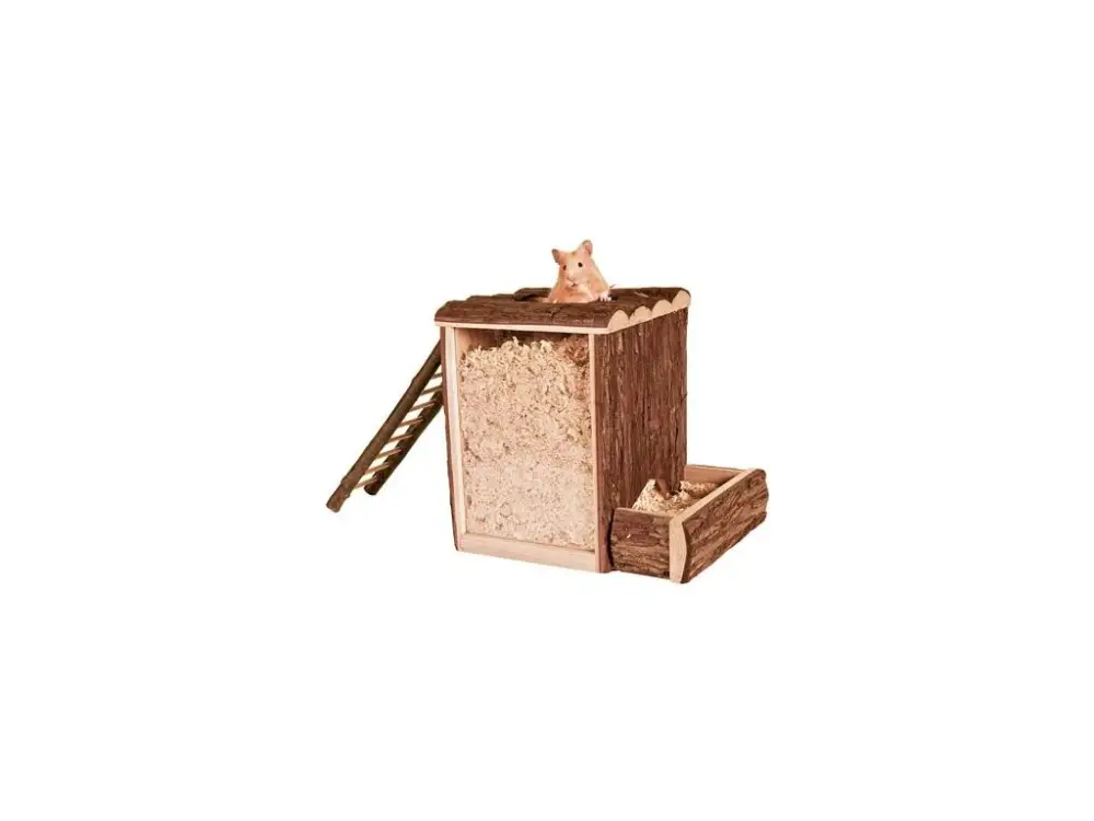 Natural Living domeček a hrací věž s žebříkem 25x24x20 cm Sleva