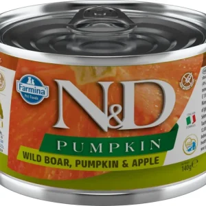 N&D DOG PUMPKIN Adult Boar & Apple Mini 140g Výprodej
