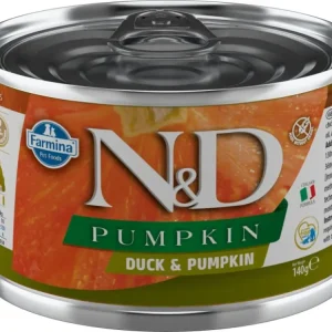 Aktuální N&D DOG PUMPKIN Adult Duck & Pumpkin Mini 140g