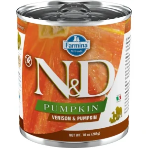 N&D DOG PUMPKIN Adult Venison & Pumpkin 285g Akční Cena