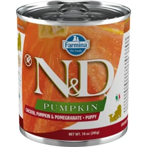 Omezená Nabídka N&D DOG PUMPKIN Puppy Chicken & Pomegranate 285g