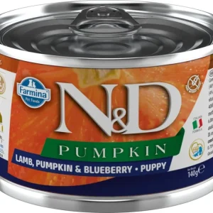 Přímo Od Výrobce N&D DOG PUMPKIN Puppy Lamb & Blueberry Mini 140g