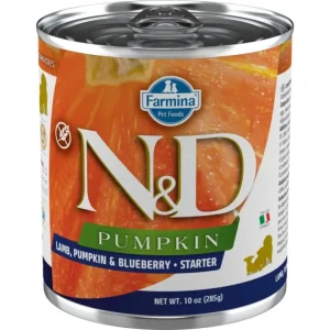 Odeslání Ihned N&D DOG PUMPKIN Starter Lamb & Blueberry 285g