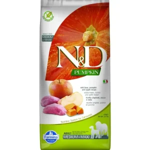 N&D Pumpkin DOG Adult M/L Boar & Apple 12kg Bezpečná Platba